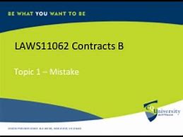 Image result for Mistake Contract Law