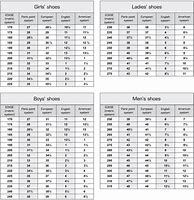 Image result for Miss KG Shoe Size Chart