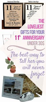 Image result for 11th Wedding Anniversary Gift Ideas