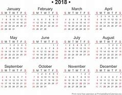 Image result for 2018 Calendar Printable Large Squares