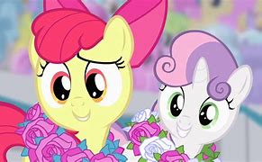 Image result for My Little Pony Apple Bloom Sweetie Belle