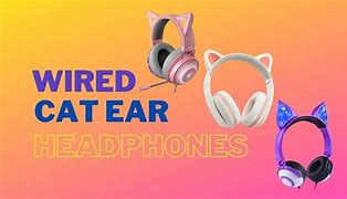 Image result for cats ears headphone