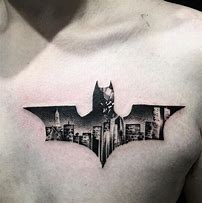 Image result for Batman Symbol Tattoo Simple