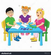 Image result for Children Table Clip Art