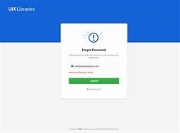 Image result for Forgot Password Pagefor UI Design