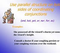 Image result for Parallel Structure Examples