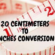 Image result for How to Convert Cm to Inches Chart