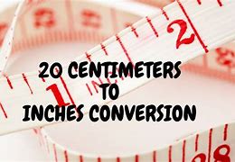 Image result for 20 Cm to Inches Calculator