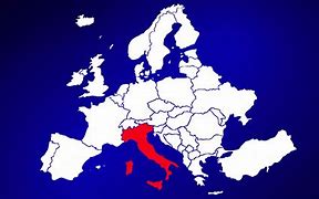 Image result for Europe Map with Italy Highlighted