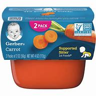 Image result for Gerber Carrot Baby Food