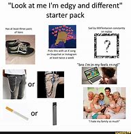 Image result for Edgy Shirts Meme
