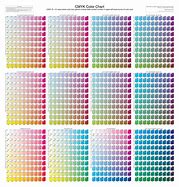 Image result for CMYK Color Chart for Print