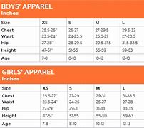 Image result for Kids Jacket Size Chart