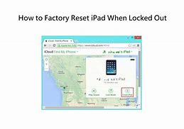 Image result for How to Factory Reset Locked iPad