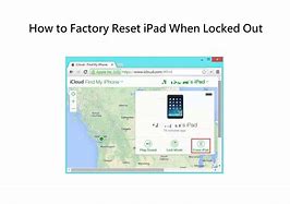 Image result for How to Reset a Locked iPad