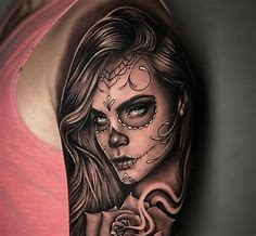 Image result for Female Skeleton Tattoo