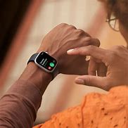 Image result for Apple Watch 8 Black Sport Band On Hand
