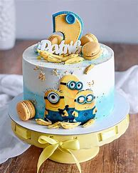 Image result for Minion Theme Birthday Cake