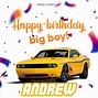 Image result for Happy Birthday Andrew Black and White