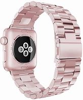 Image result for Rose Gold Apple Watch with Black Strap