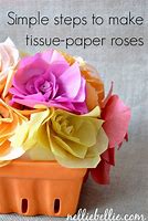 Image result for How to Make Tissue Paper Flowers Free