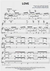 Image result for Love Piano Sheet Music