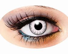 Image result for All White Contact Lenses