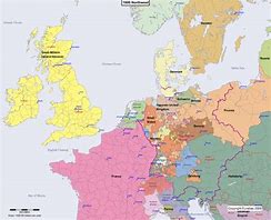Image result for old europe map 1800s