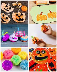 Image result for Preschool Pumpkin Craft