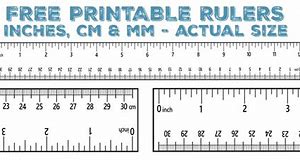 Image result for Show Actual Size Ruler