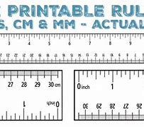Image result for Cm Inch Ruler Printable