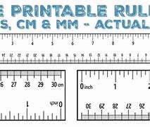Image result for inches measure rulers
