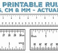 Image result for Printable Ruler Cm and Inches