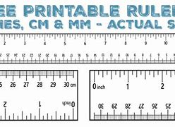 Image result for mm Ruler Printable