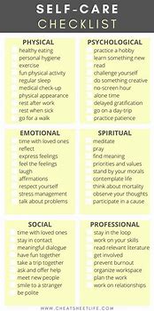 Image result for Self-Care Lists for Autism
