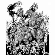 Image result for King Kong Vs. Godzilla Coloring Pages