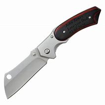 Image result for Custom Folding Cleaver Pocket Knife