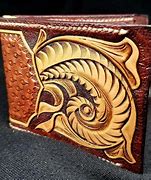 Image result for Leather Wallet Tooling Patterns