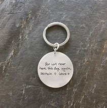 Image result for Personalized Silver Keychain