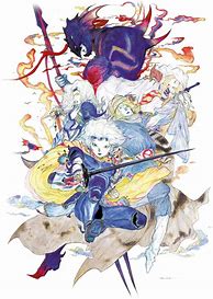 Image result for FF4 Amano
