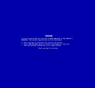 Image result for Laptop Showing Blue Screen
