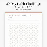 Image result for 30-Day Challenge Worksheet for Kids