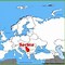 Image result for Serbia and Kosovo On World Map