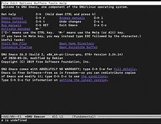 Image result for Emacs Screen