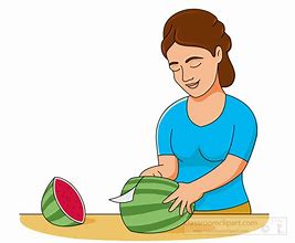 Image result for Cut Watermelon Cartoon