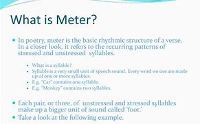 Image result for Poetry Meter Types