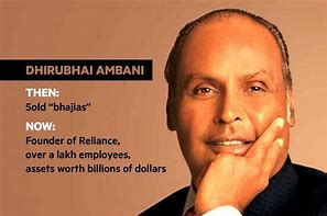 Image result for Dhirubhai Ambani and Mukesh Ambani