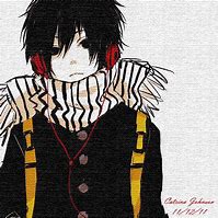 Image result for Anime Emo Boy with Scarf