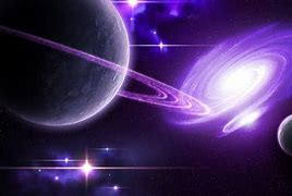 Image result for Purple Galaxy with Planets