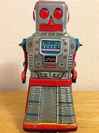 Image result for Vintage Tin Robot